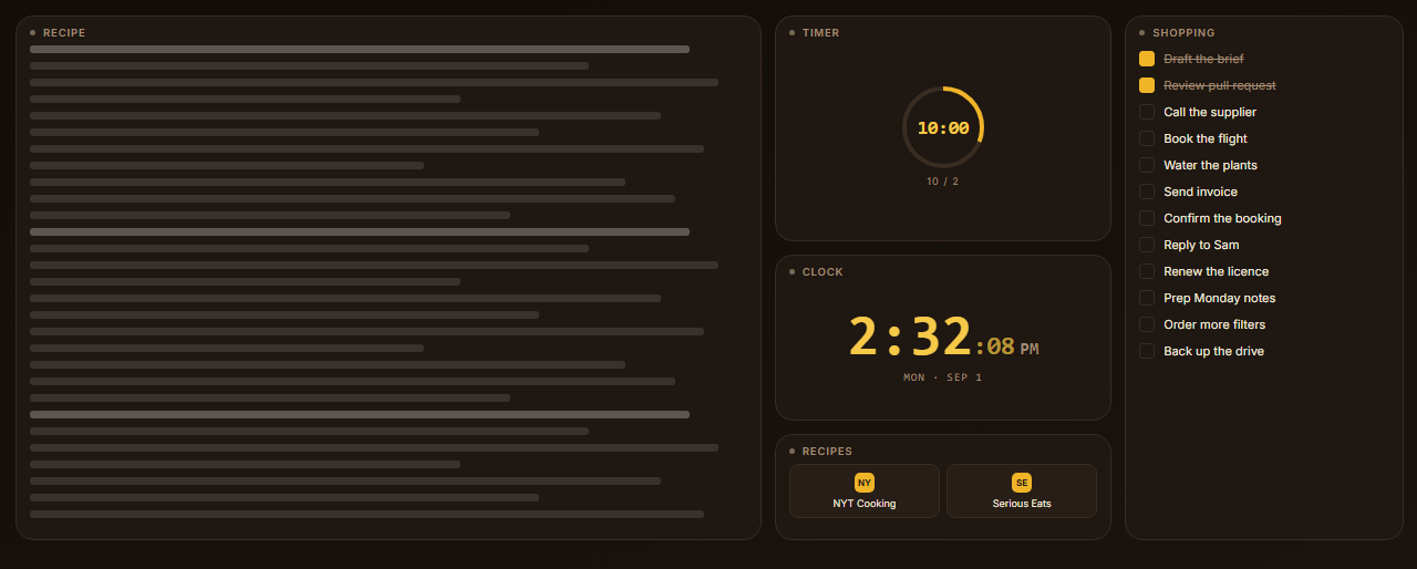 Chef's Counter board preview