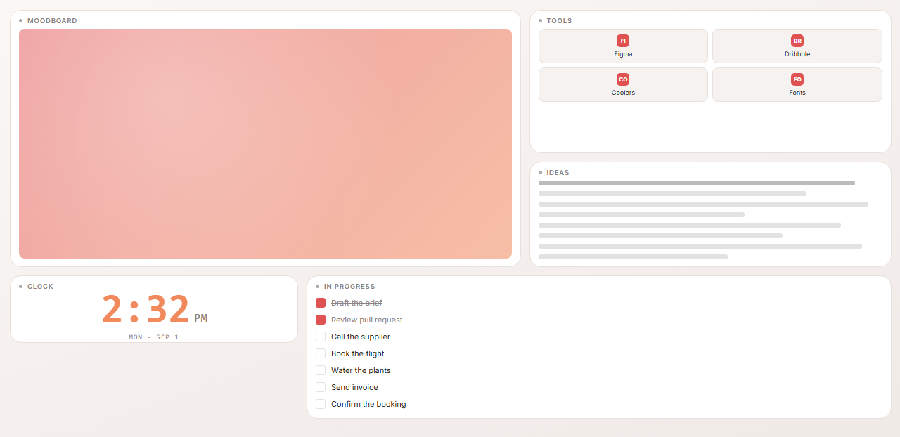 Designer's Board board preview