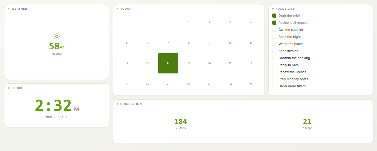 Home Office board preview